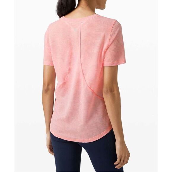 Womens Lululemon Long Distance Short Sleeve - Picture 2 of 6